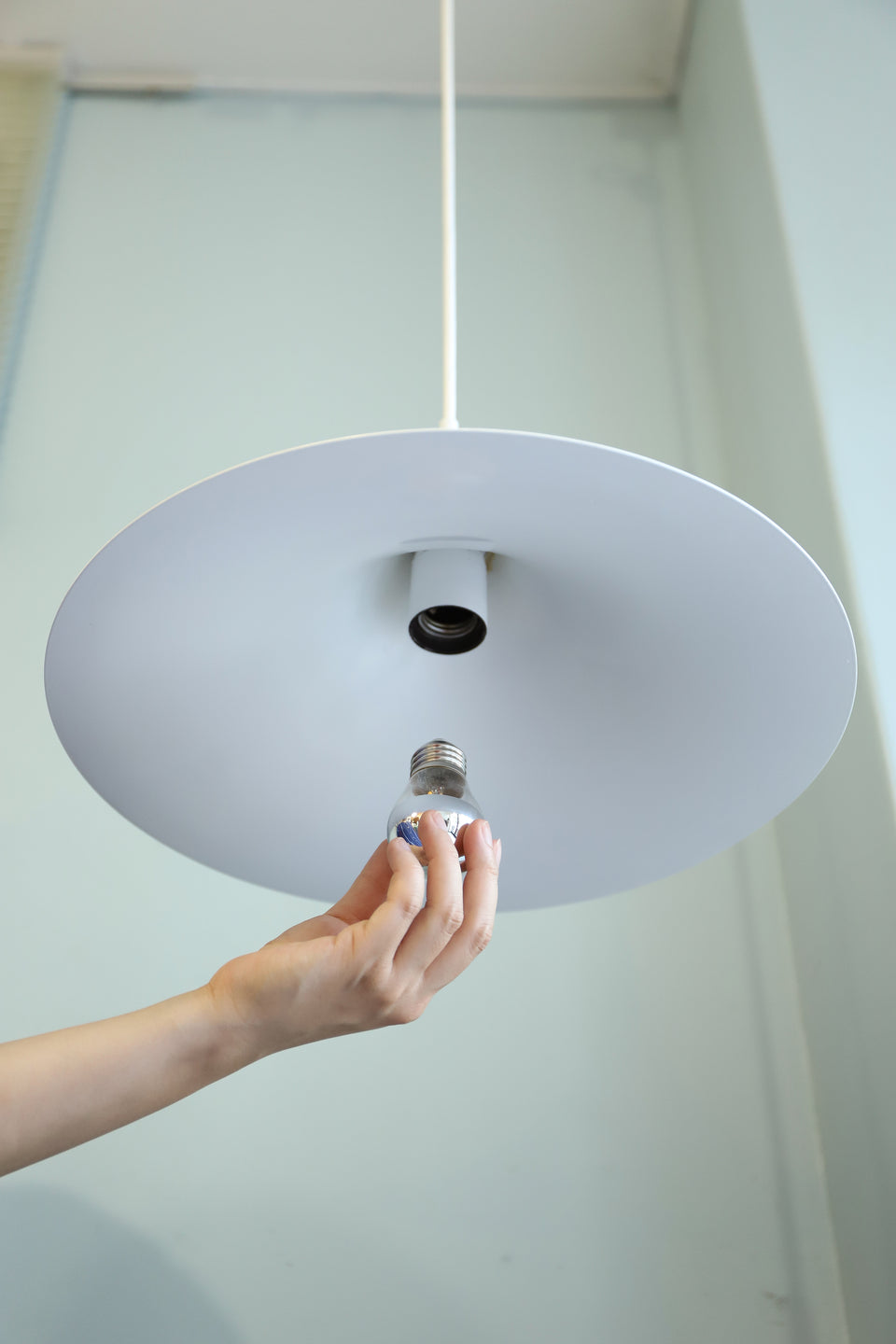 デンマークヴィンテージ セミ ペンダントライト 照明 北欧インテリア