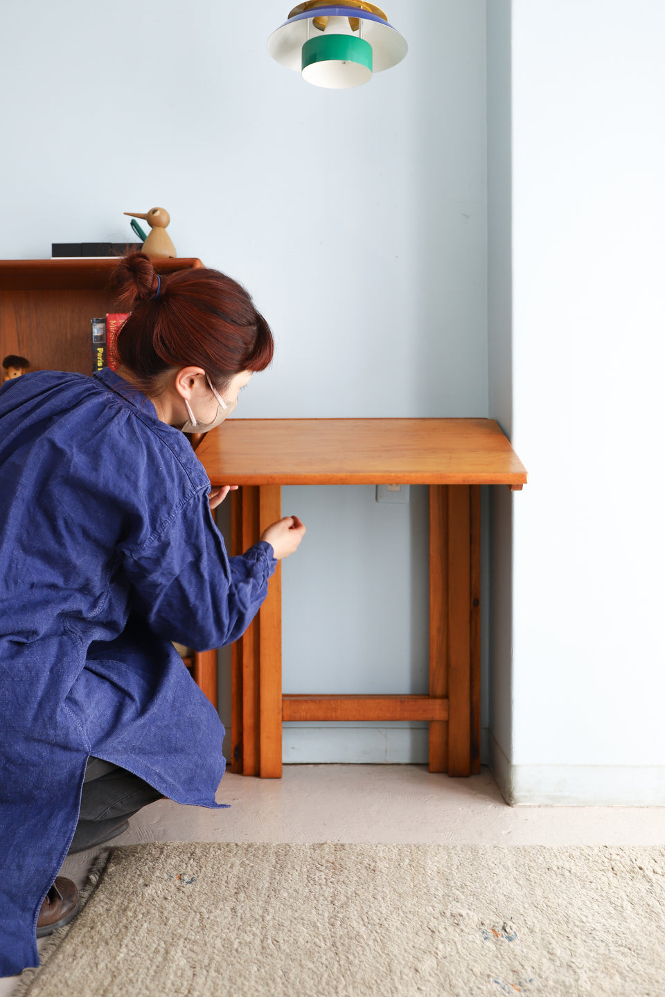 イギリスヴィンテージ エサビアン 折りたたみ スクールデスク 学校机