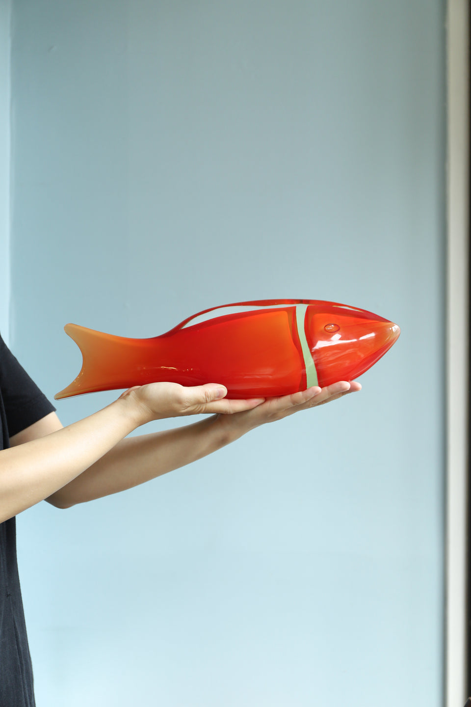 チェネデーゼ ムラーノガラス 魚 オブジェ イタリア製/Cenedese Murano