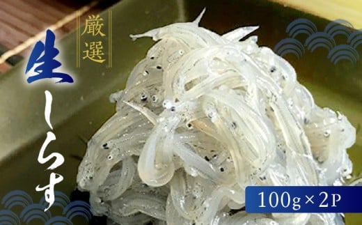 H6019n_厳選 生しらす (100g×2P)｜ふるラボ
