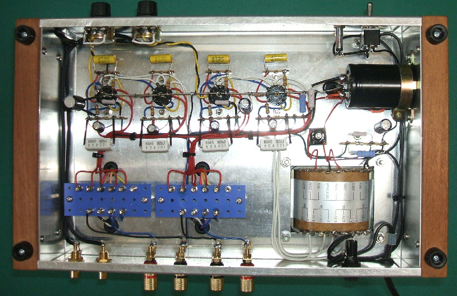 6GV8プッシュプルアンプ製作例（フロービス）