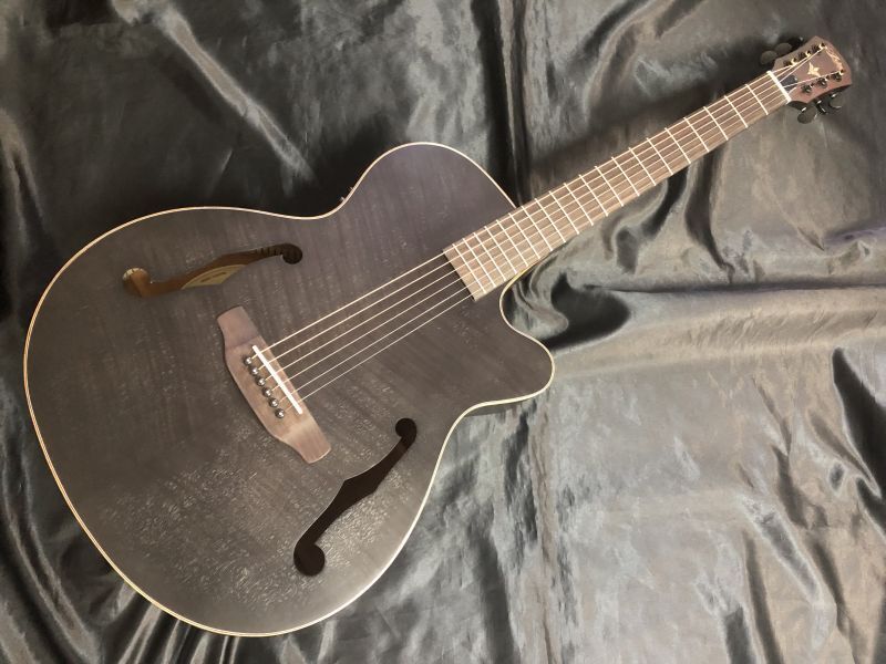 Aria / FET-F2 STBK / Black エレアコ（新品） - HR/HMギター専門店