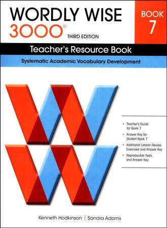 Wordly Wise 3000 Teacher's Resource Book 7, 3rd Edition