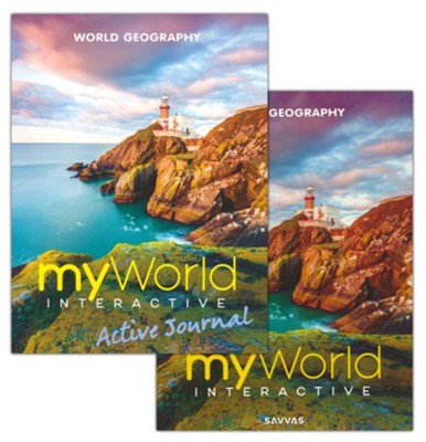 myWorld Interactive Geography Homeschool Bundle (Includes Workbook