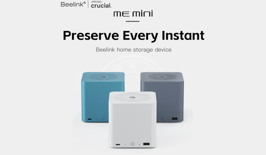 縦という手があったか。Beelink「ME mini」はM.2×6に電源内蔵、99mm