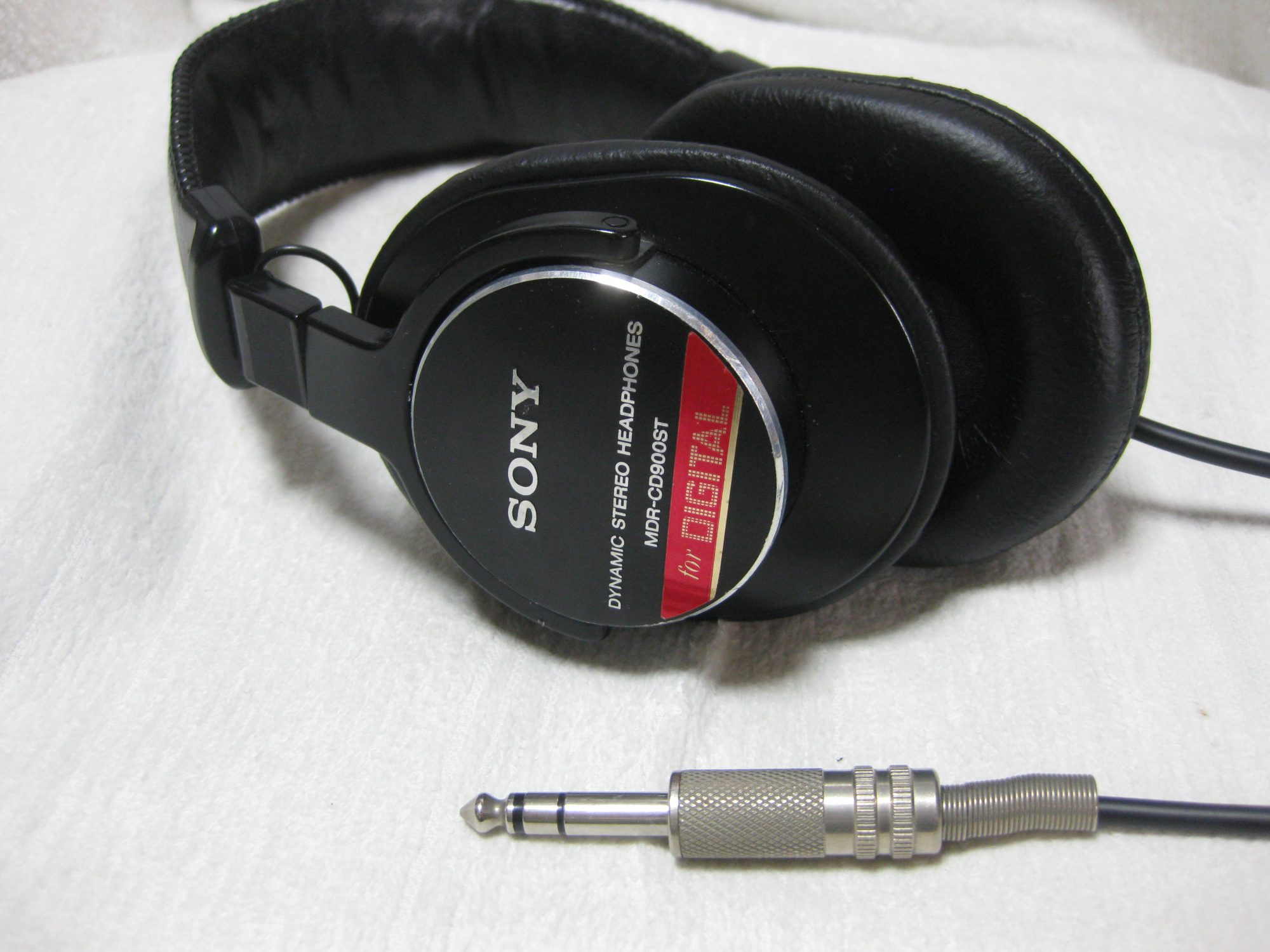 SONY MDR-CD900STのプラグ交換 | ガックラ.com