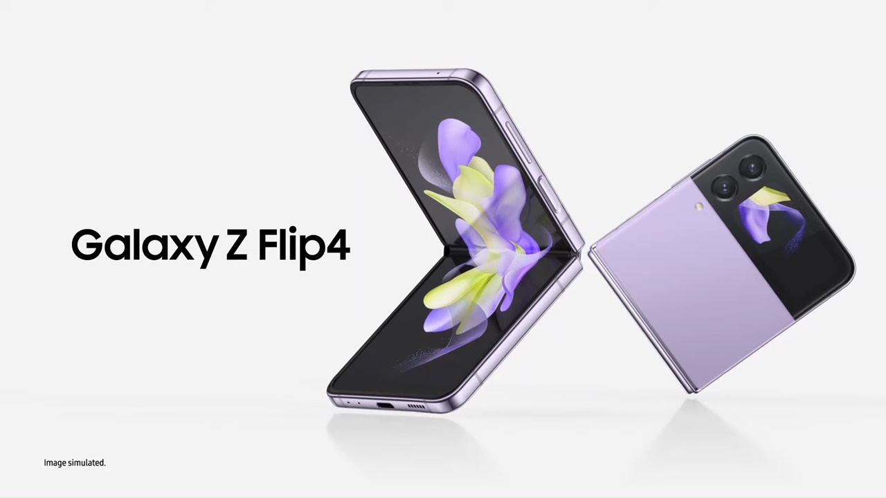 Galaxy Z Flip4」発表！NPUチップセットを新たに搭載。価格は999ドル