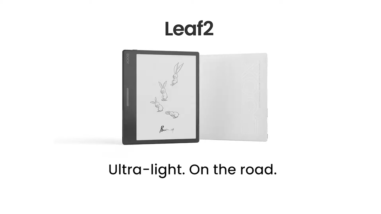 BOOX Leaf2」発表！物理キーを正面に搭載したAndroid搭載の7インチ電子