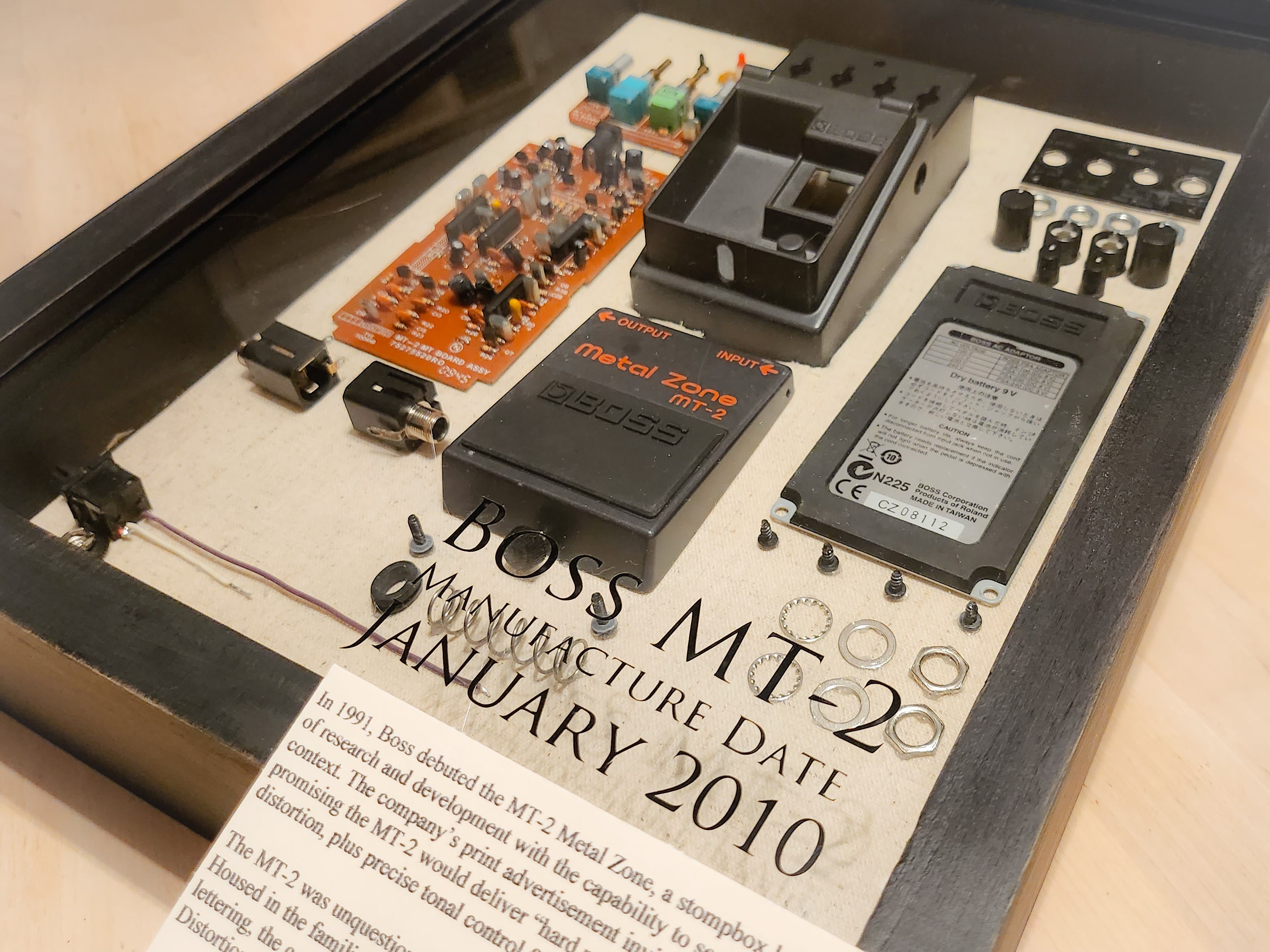 Exploded Boss MT-2 – gear ant