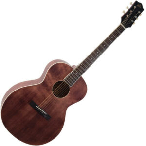 The Loar LH-204 Brownstone Small Body 6-String Acoustic Guitar