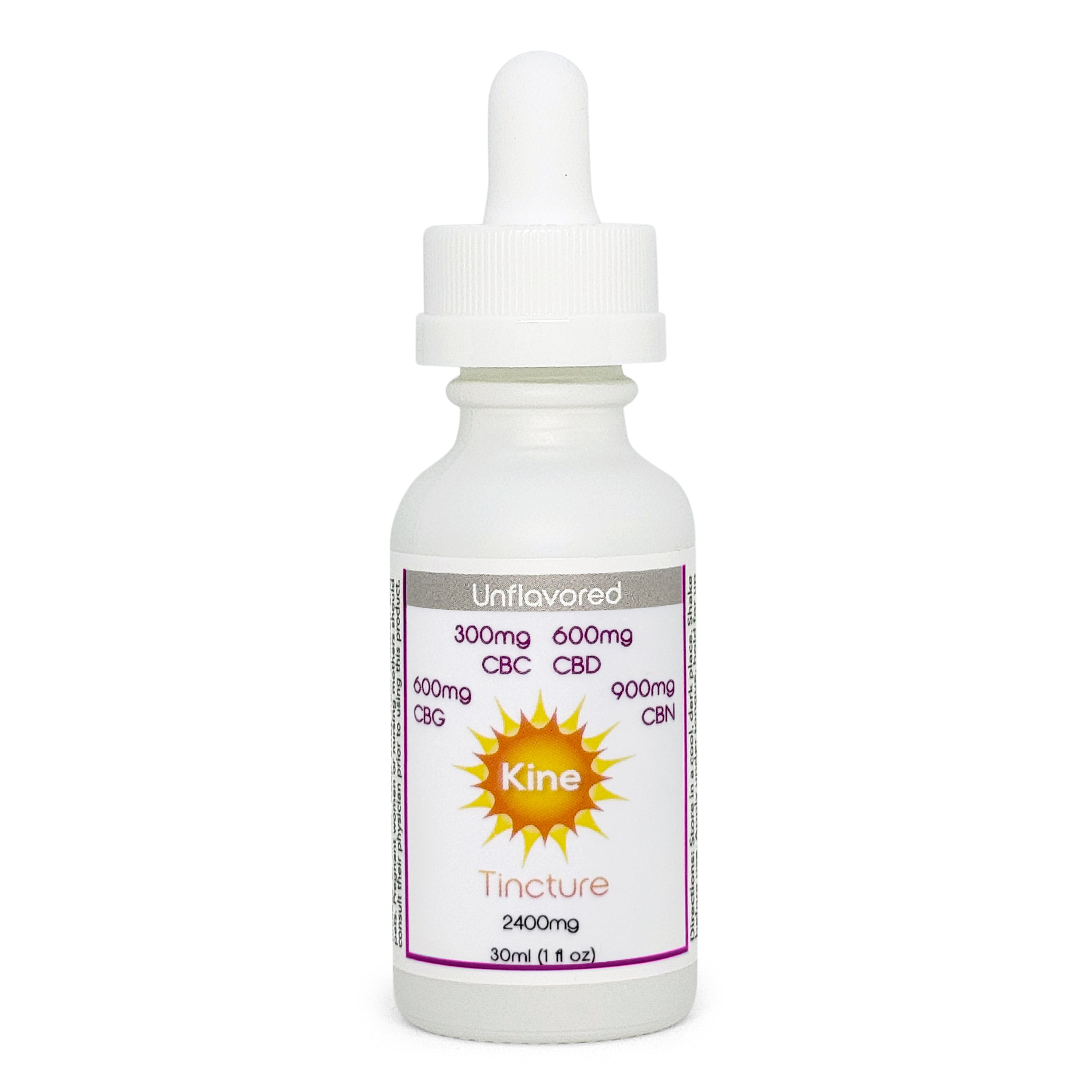 Unflavored Quad (CBC/CBD/CBG/CBN) Tincture (2400mg/4800mg) – Kine