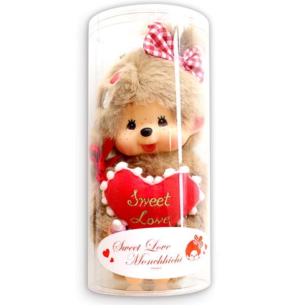 Qoo10] 誕生石ハートネックレス モンチッチぬいぐ