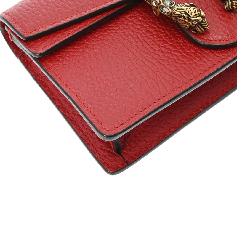 グッチディオニュソス スーパーミニバッグ レッド レディース