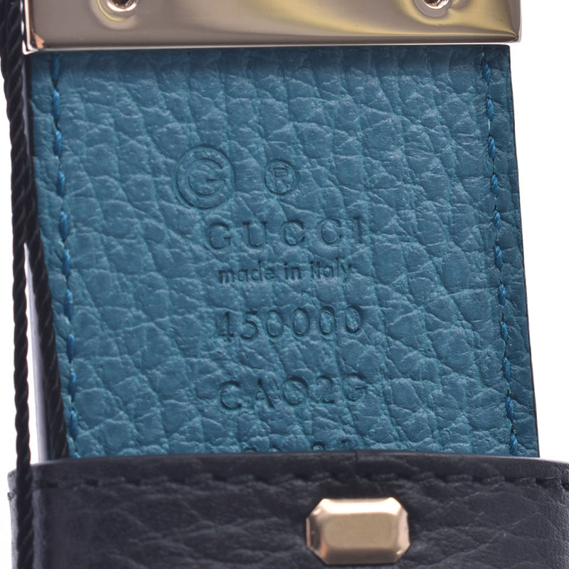 グッチリバーシブル 90cm 黒×青 メンズ ベルト 450000 GUCCI – 銀蔵