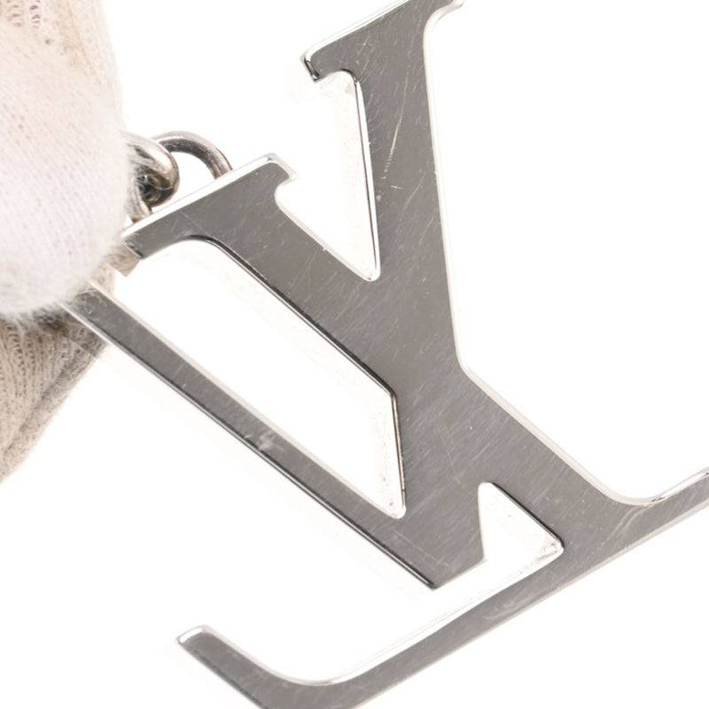 ルイヴィトンポルトクレイニシャル LV キーリング シルバー ユニ