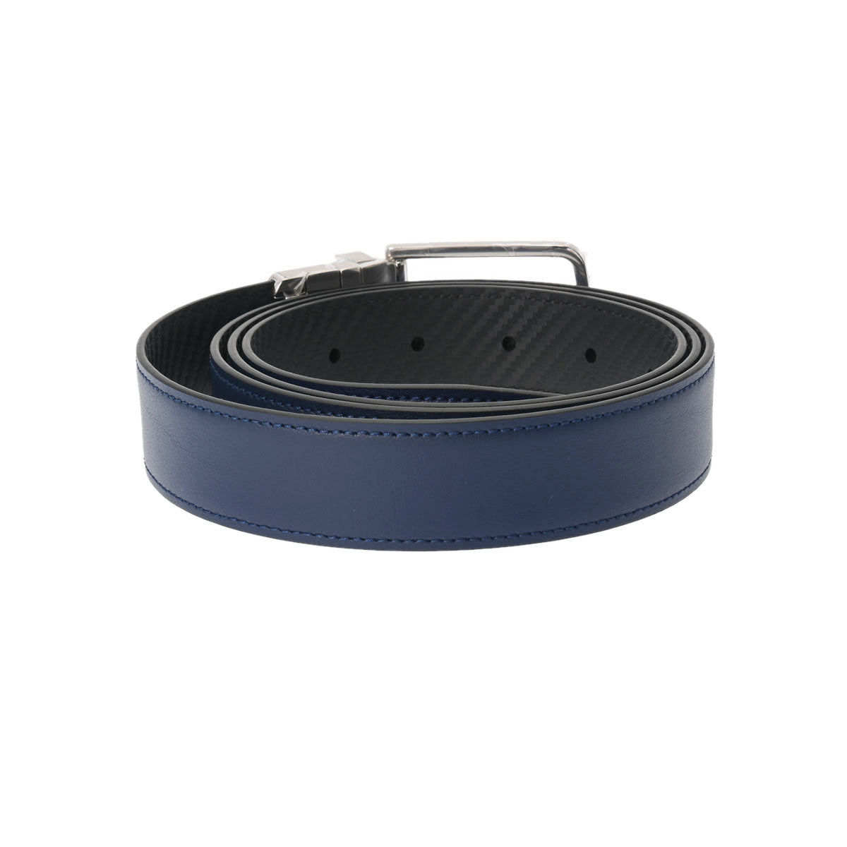 ダンヒルサッカー日本代表コラボ ネイビー/黒 シルバー金具 メンズ