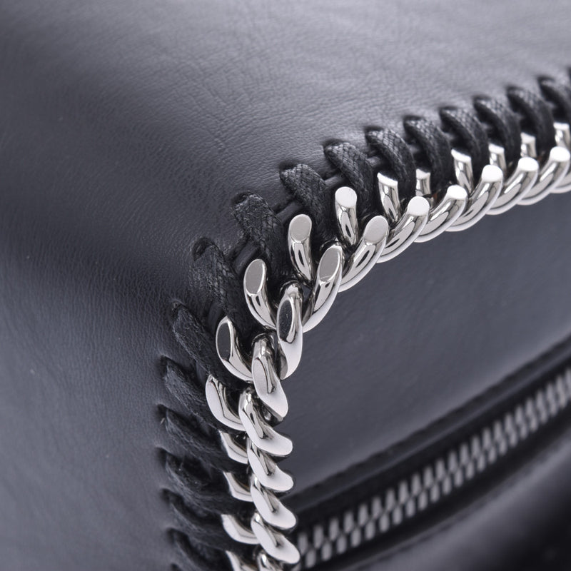 ステラマッカートニーファラベラ ミニボックス 2WAYバッグ 黒 シルバー