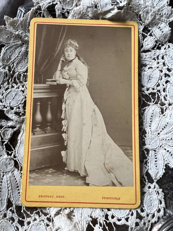 名刺版写真 カルトドヴィジット – France Antique 銀色アンティーク