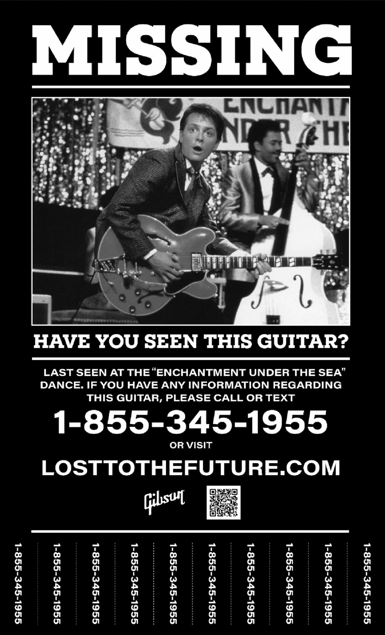 ギブソンが1985年の大ヒット映画『バック・トゥ・ザ・フューチャー』に