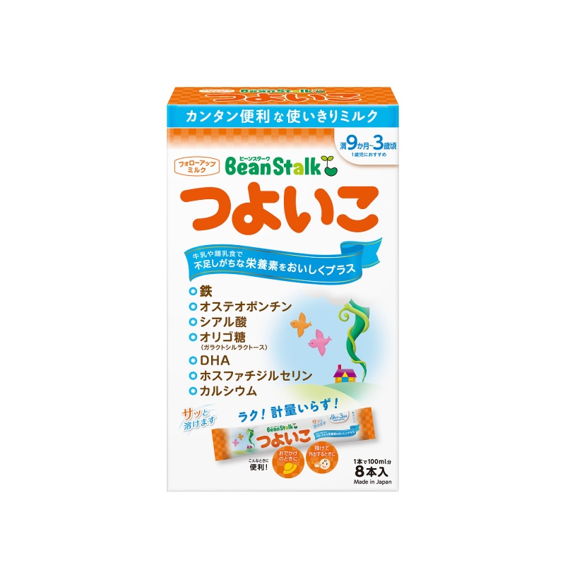 ビーンスターク つよいこ（スティック） 14g×8本｜雪印ビーンスターク