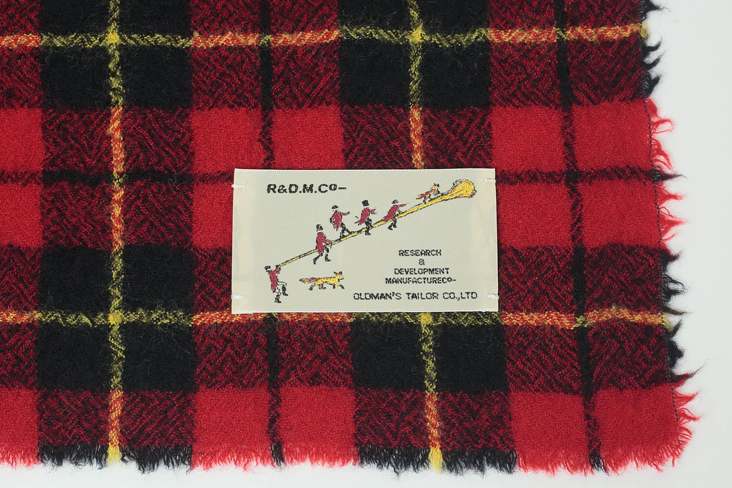 WOOL TARTAN CHECK BLANKET Wallace （オールドマンズテーラー／R&D.M