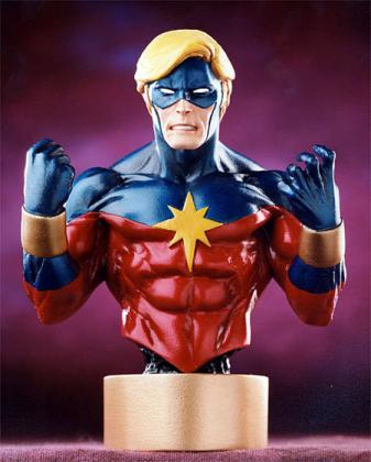 Bowen Designs Captain Marvel Mini Bust 1970s