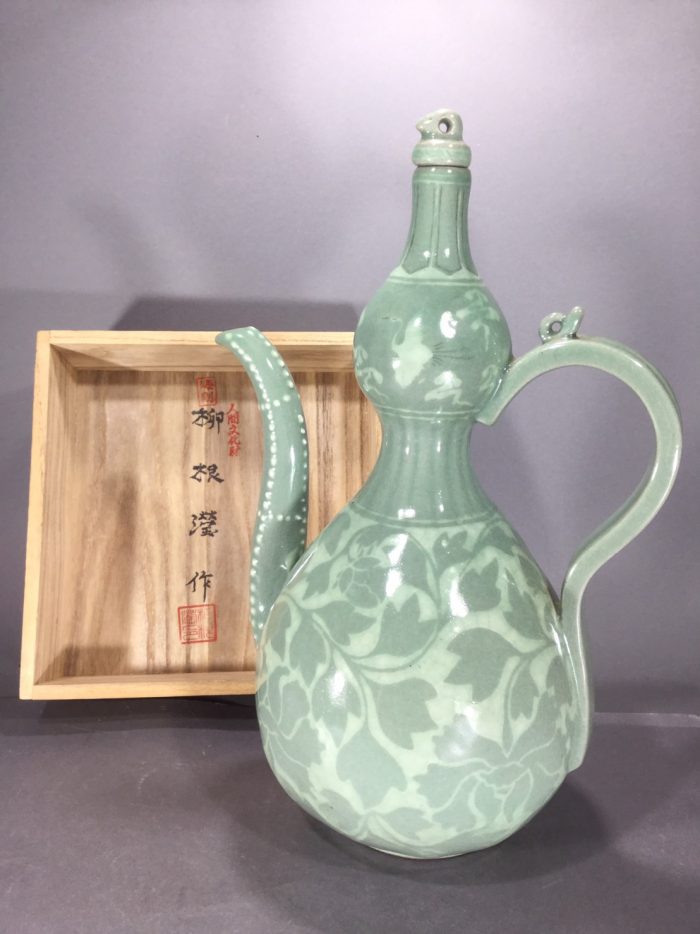 韓国人間国宝 柳 海剛 高麗青磁 - 岐阜・愛知（名古屋）・三重・滋賀の