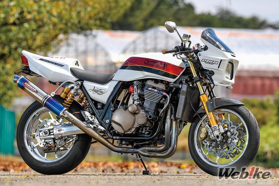 Speed and Stability: KAWASAKI ZRX1200/R Custom by STRIKER - Webike