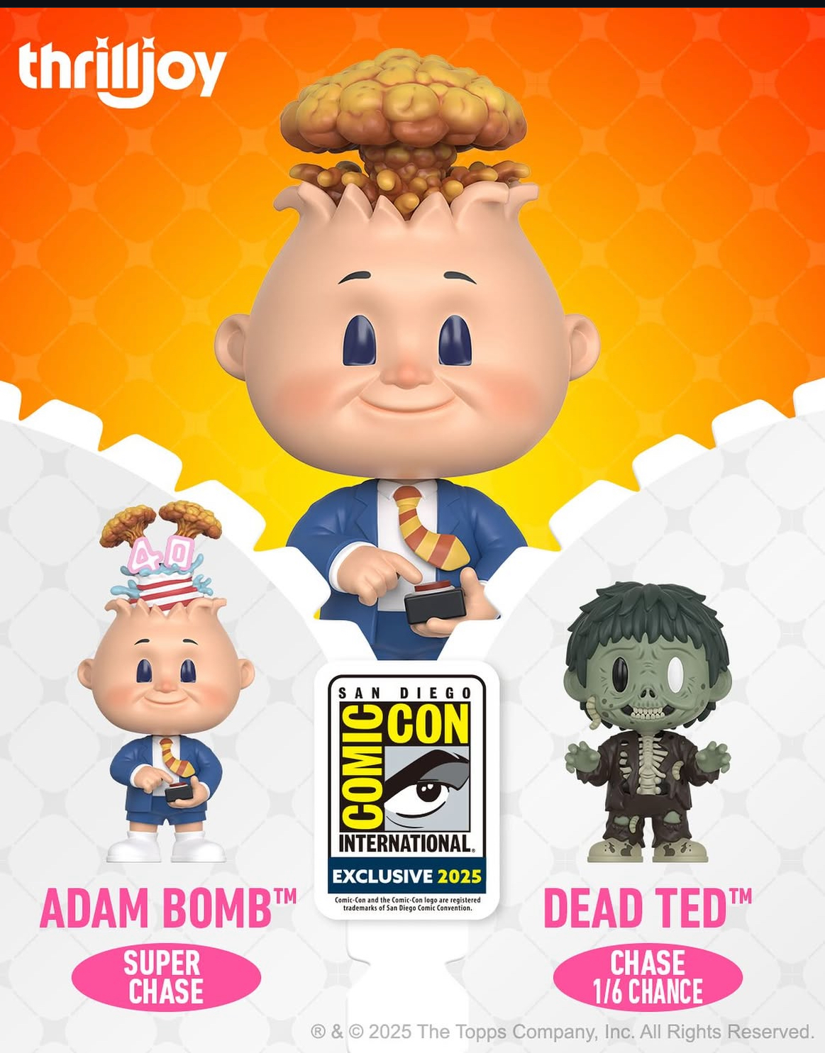 Thrilljoy Announces Garbage Pail Kids PIX! Adam Bomb Figure