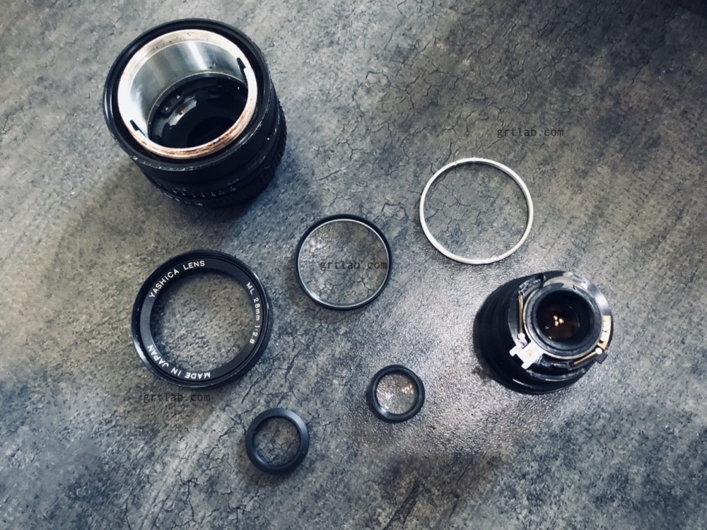 YASHICA ML 28mm F2.8 ヤシカコンタックス 分解清掃 & 作例 オールド