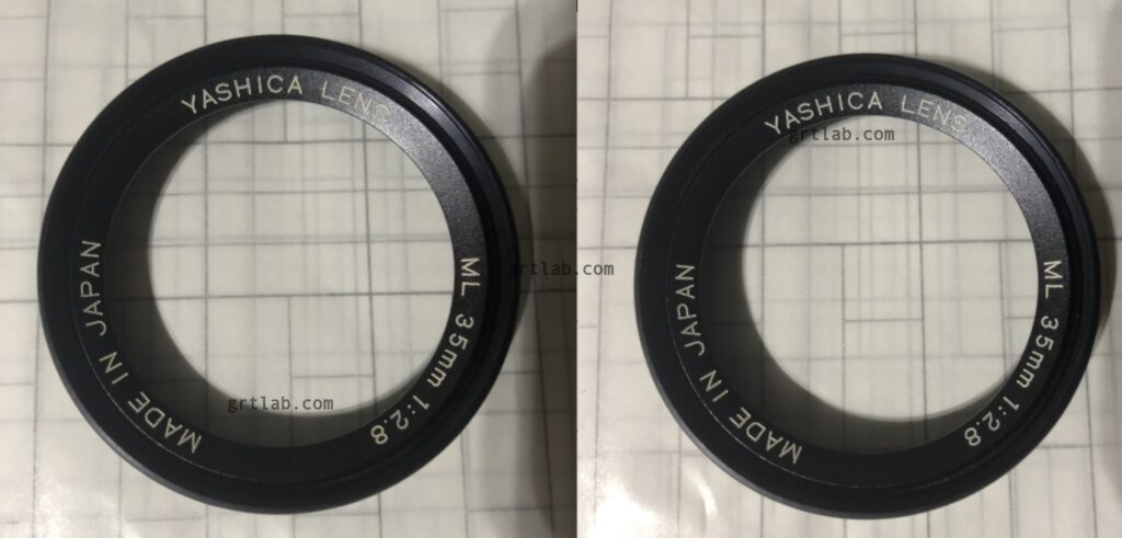 Yashica ML 35mm F2.8 (YC ヤシカ/コンタックス マウント)を購入！分解