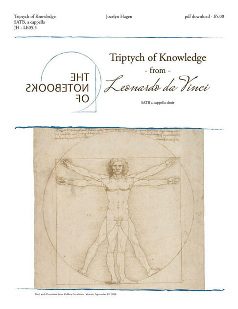 Triptych of Knowledge — from The Notebooks of Leonardo da Vinci