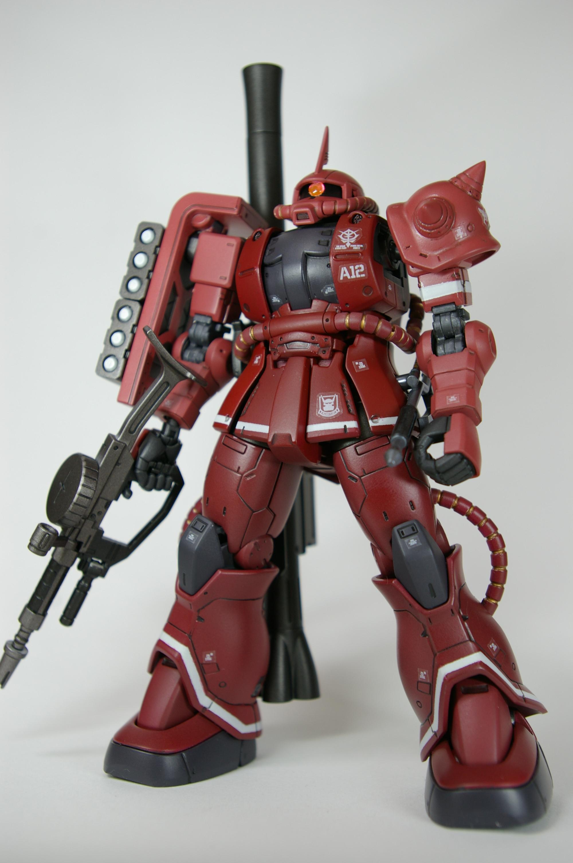 HGUC シャア専用ザクII 赤い彗星Ver.｜インドネシアみっくさんの