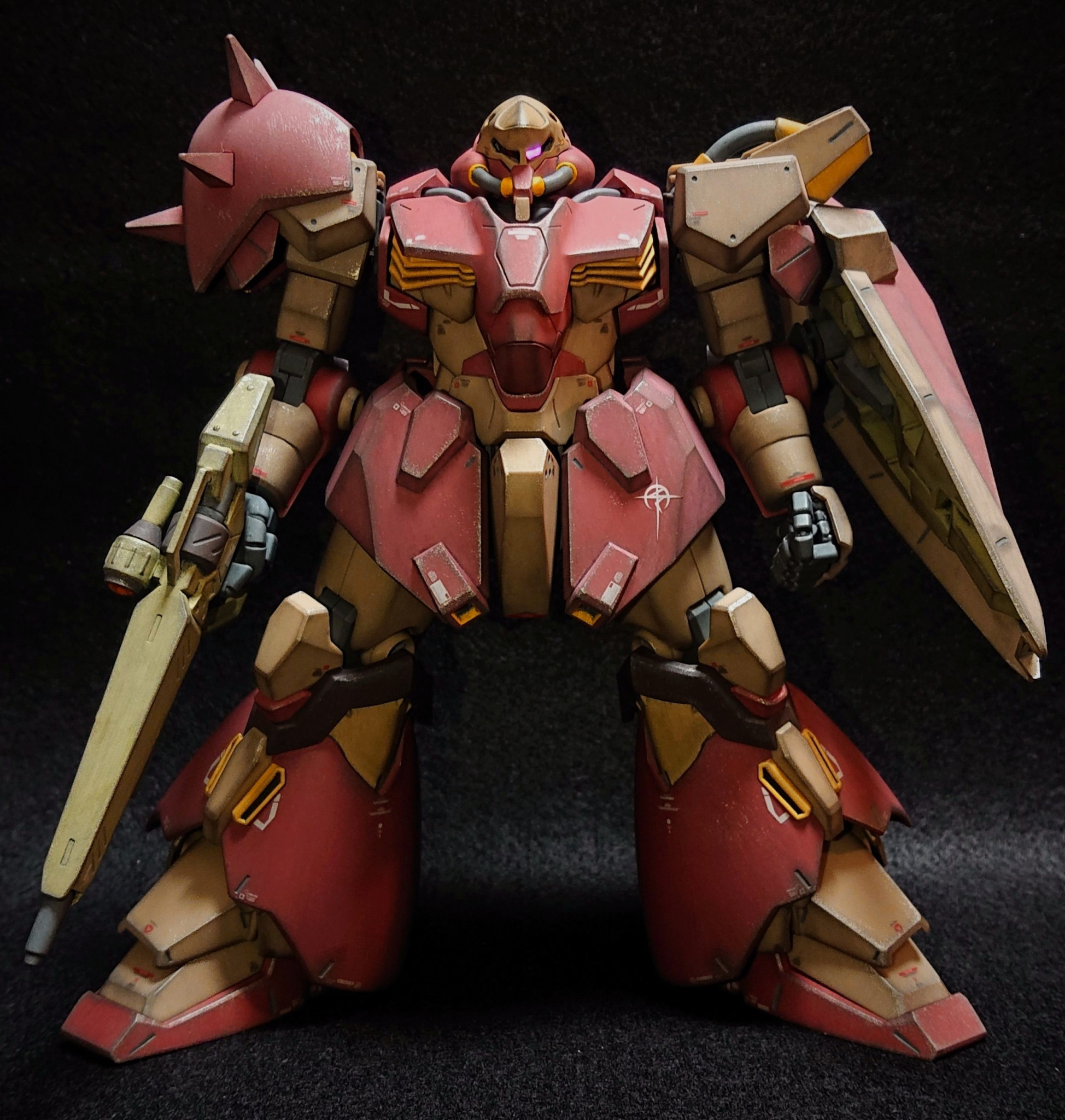 HG 1/144 メッサーF02(部分塗装、電飾、ウェザリング)｜Chohnanさんの