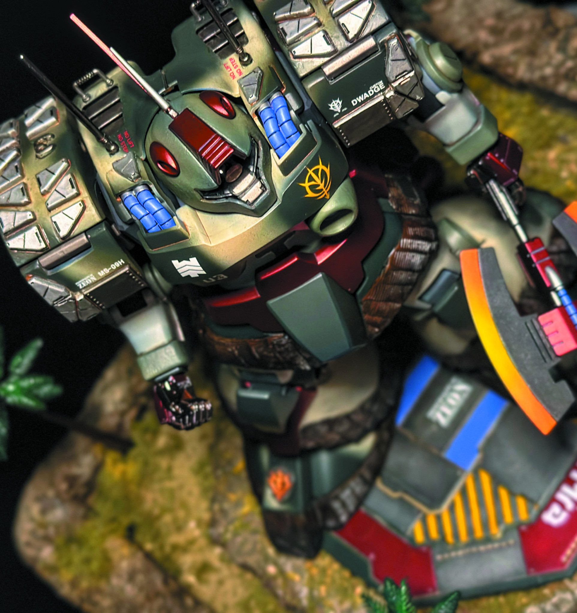 Unit #03: MG 1/100 MS-09H Dwadge Custom｜Kitted.gunplaさんの