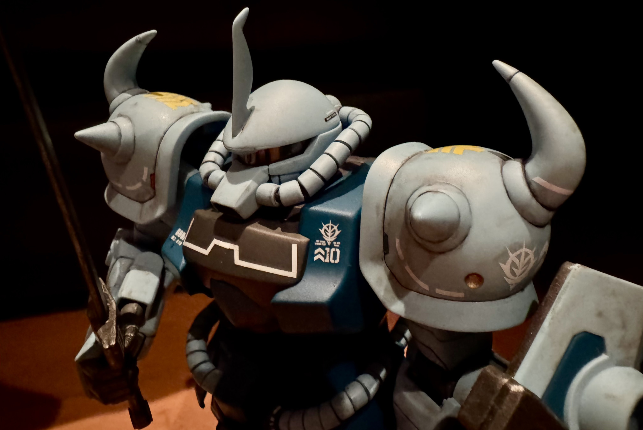 1/100 MG グフカスタム｜tatsu100%さんのガンプラ作品｜GUNSTA（ガンスタ）