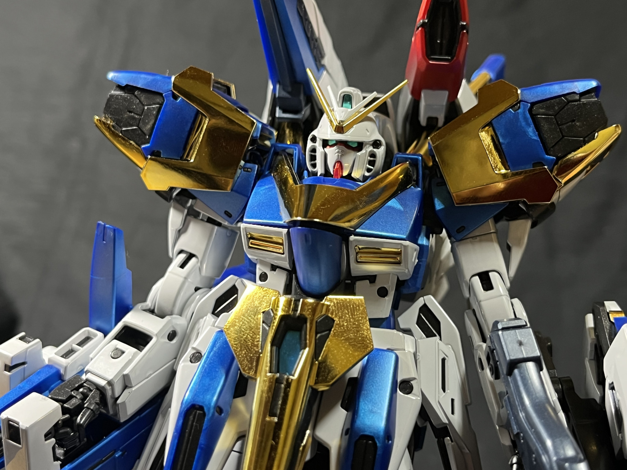 MG V2アサルトバスターガンダムverKA チタニウムフィニッシュ