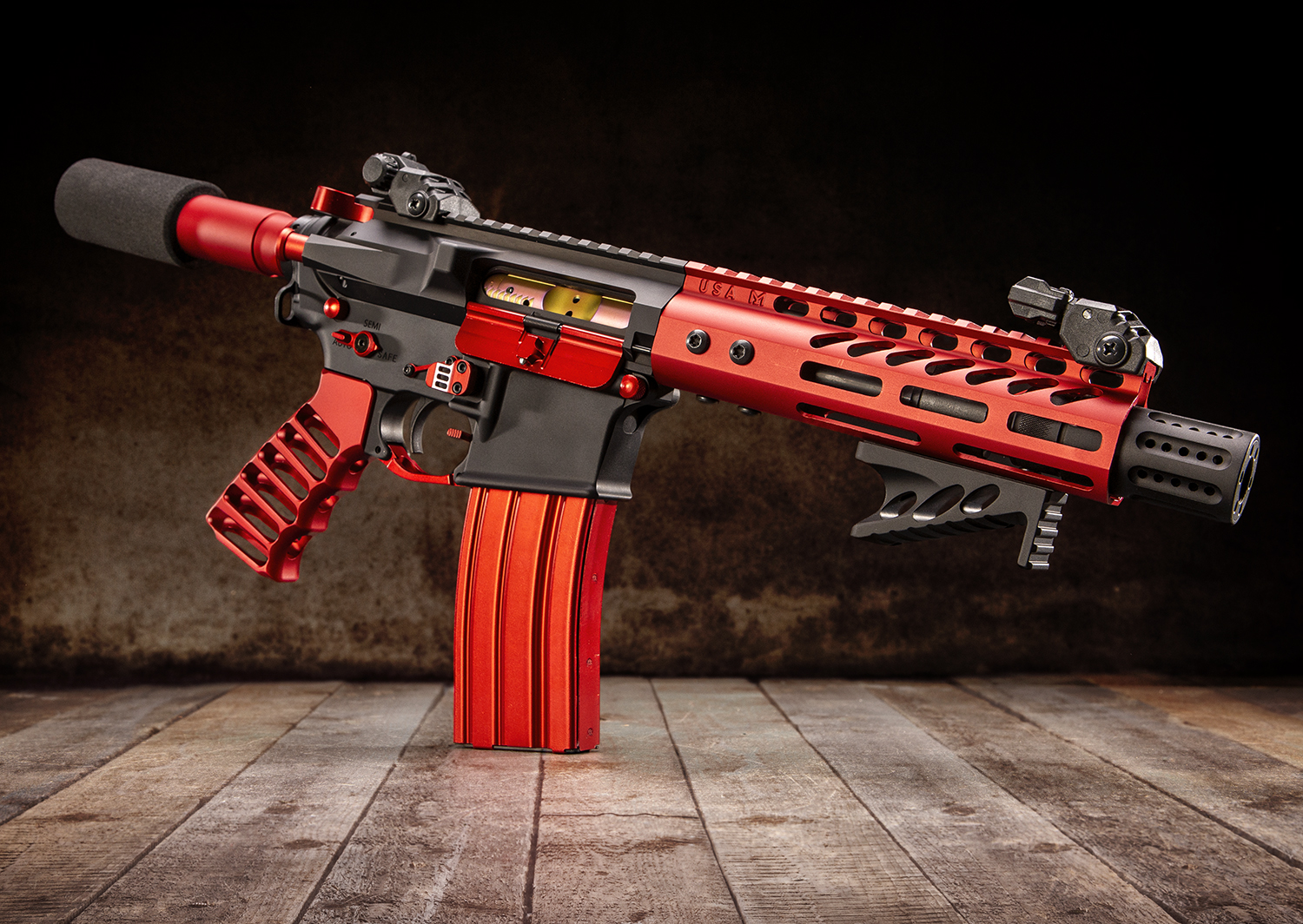 AR-15 Forward Assist Assembly Anodized Red US Made Mil-Spec
