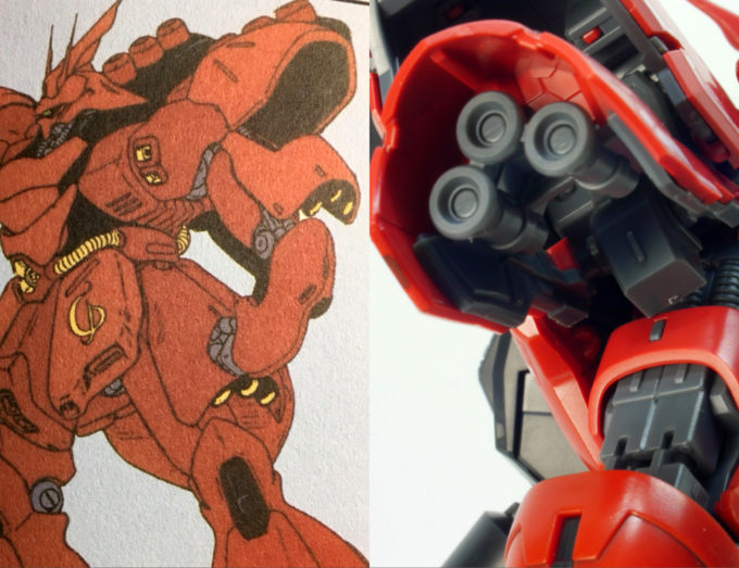 ガンプラ】RG 1/144 サザビー レビュー | ポッチのガンプラ＋