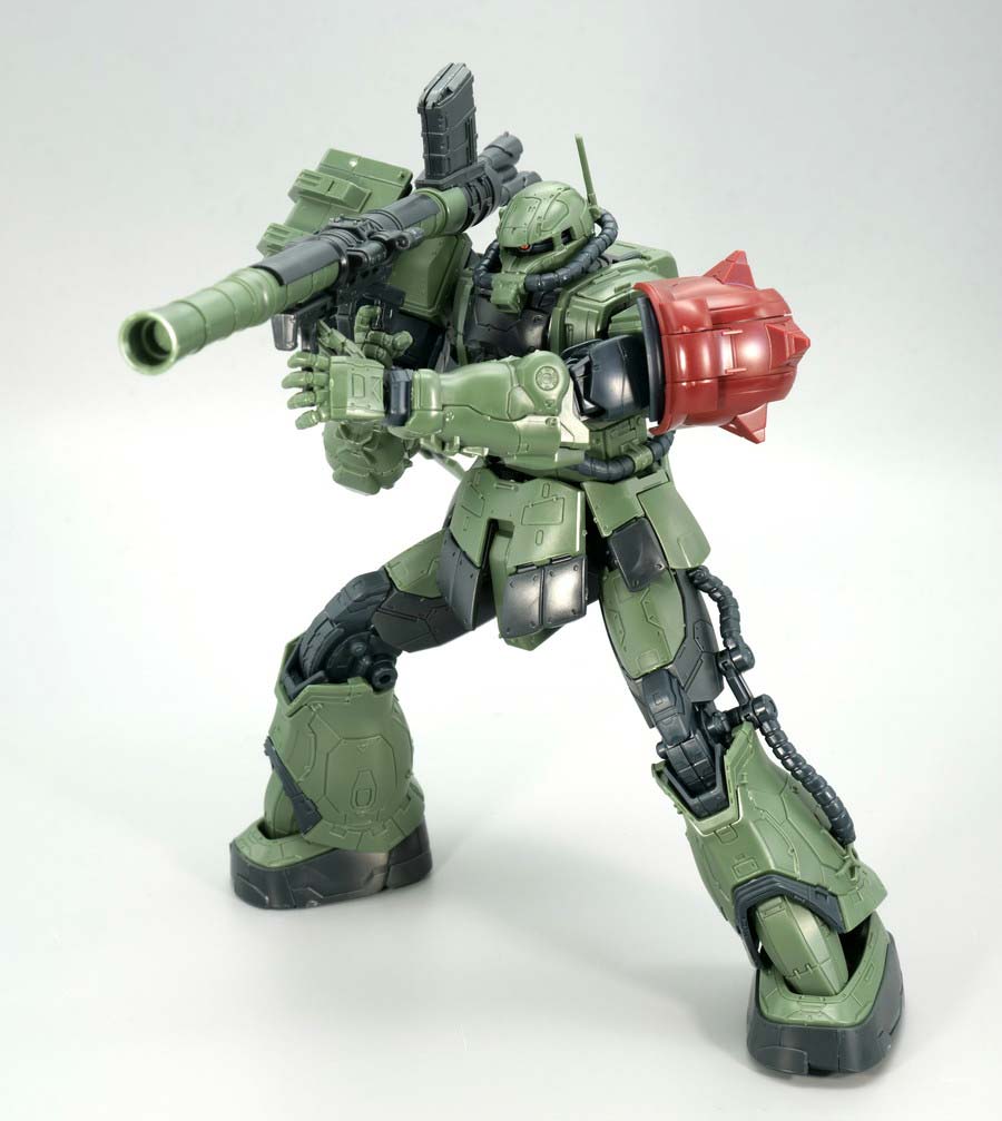 ガンプラ】HG 1/144 ザクII F型 ルショーン機 ＆ 無識別型ザクII