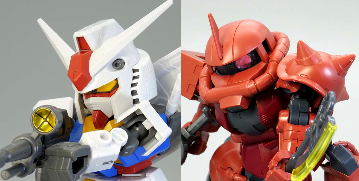 クロスシルエット】RX-78-2 ガンダム＆シャア専用ザクII レビュー