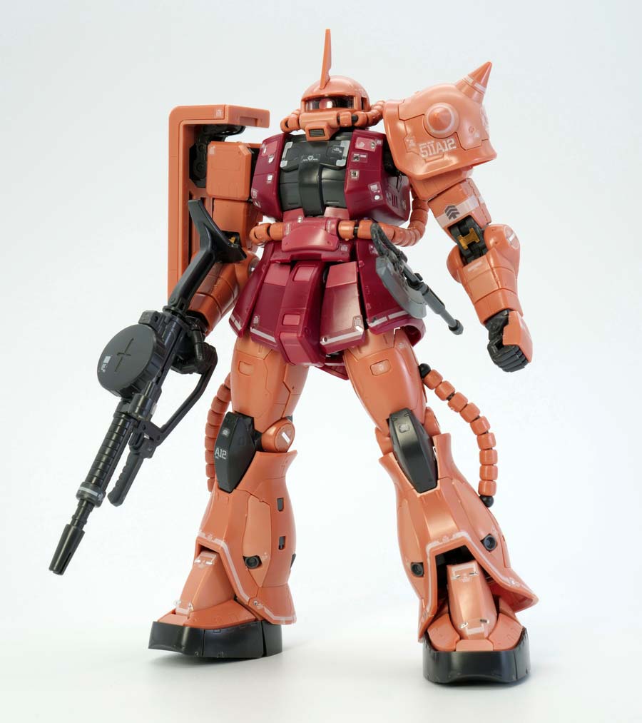 ガンプラ】RG シャア専用ザク レビュー | ポッチのガンプラ＋