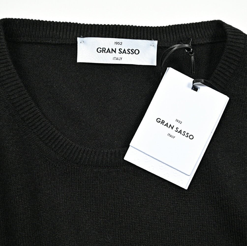 SALE｜GRAN SASSO グランサッソ / ウールカシミヤ クルーネックニット