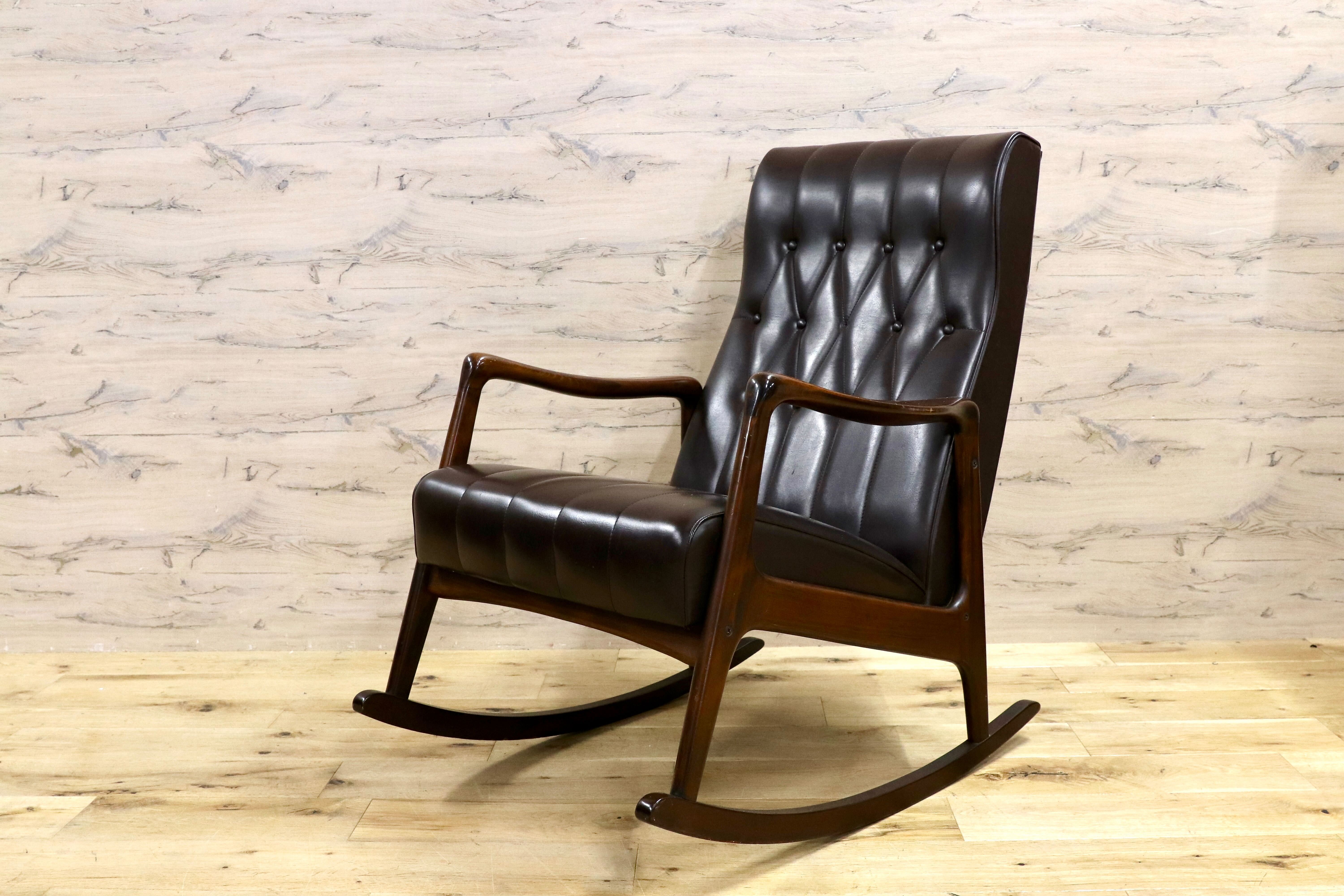 太平産業【TAIHEI】ロッキングチェア レトロアンティーク 飛騨家具