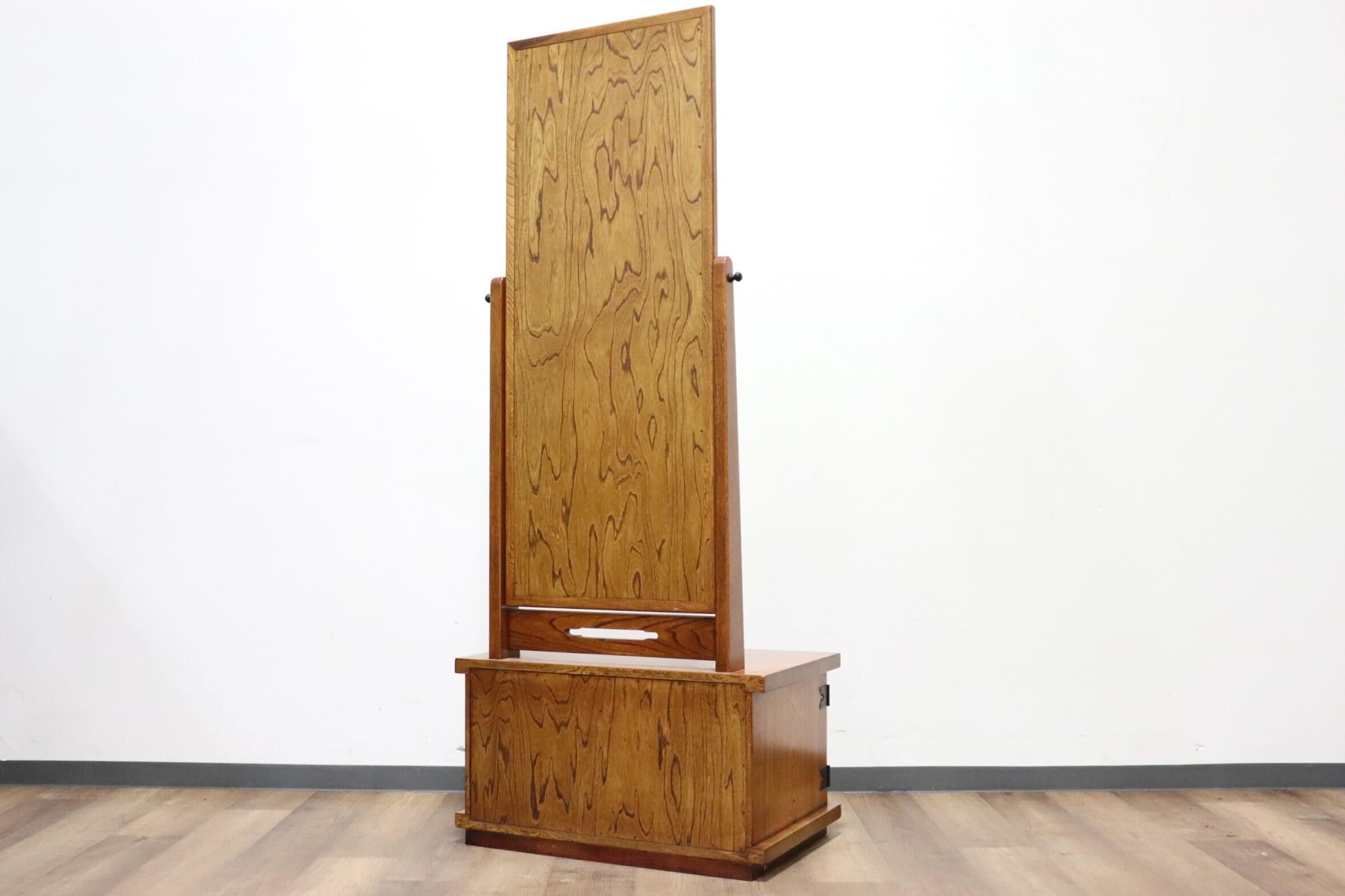 欅ケヤキ 姿鏡台 【公式通販】