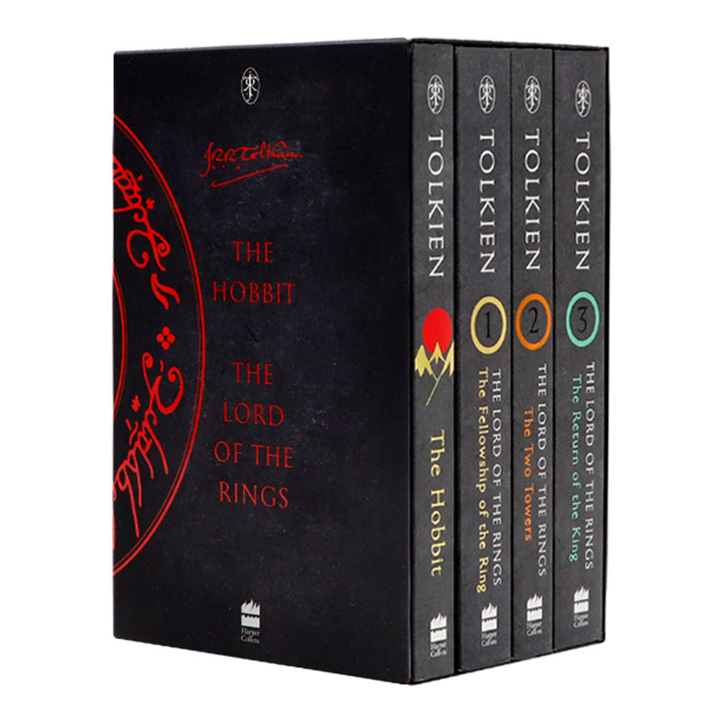 ホビットの冒険と指輪物語 4巻セット - J.R.R.トールキン - 英語