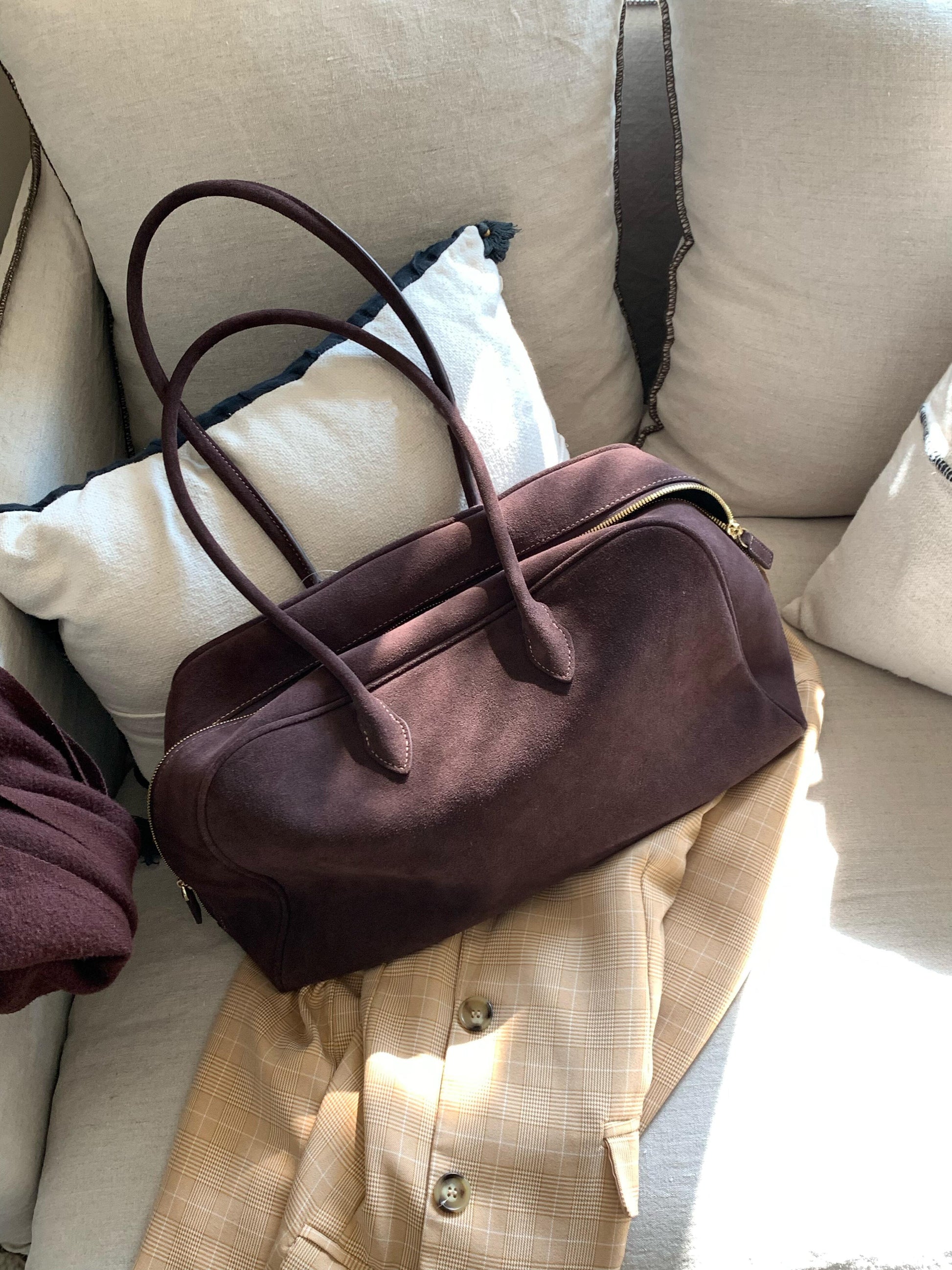 スエードソフトボストンバッグ 1752 – gypsophila