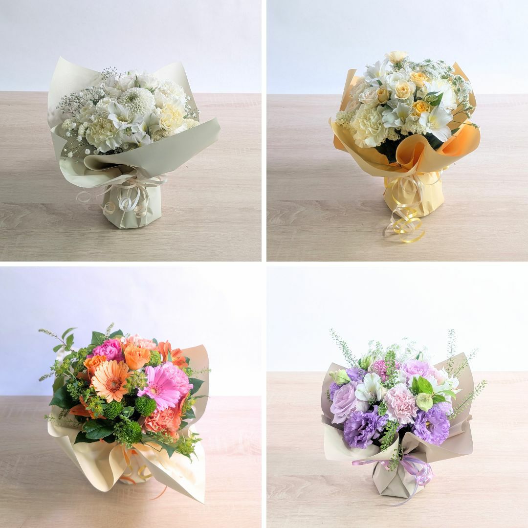 このまま飾れる花束・お供え用 】スタンドブーケWish（ウィッシュ