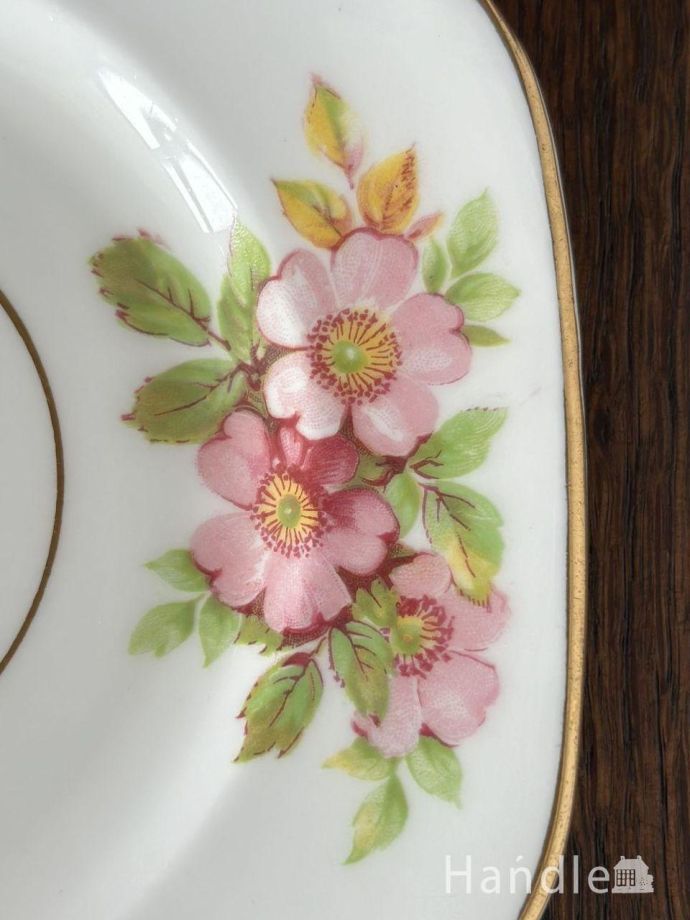 英国アンティークのプレート、ダイアモンド・チャイナ（DIAMOND CHINA