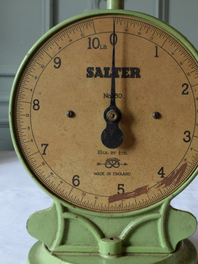 英国SALTER社のアンティークスケール、おしゃれなアンティークの